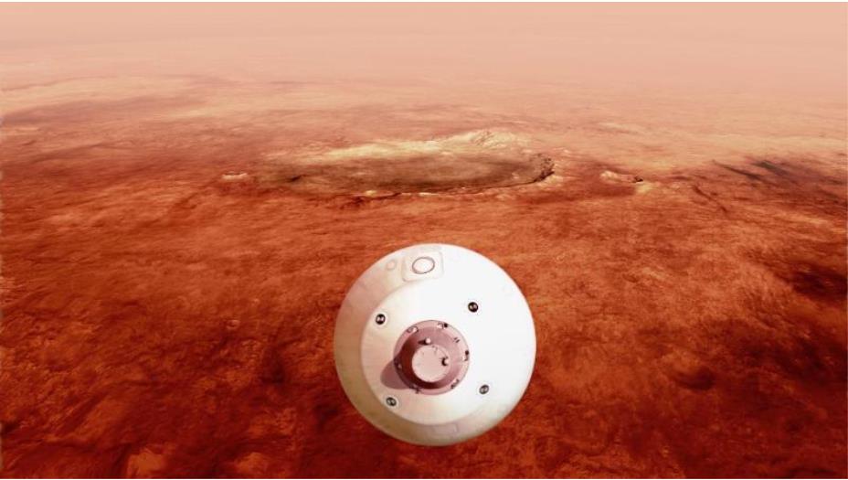 برسفيرنس حط بنجاح على سطح المريخ بحثا عن آثار حياة قديمة
