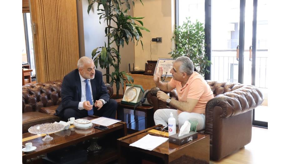 لقاء بين كركي ورئيس جمعيّة تجّار لبنان الشمالي