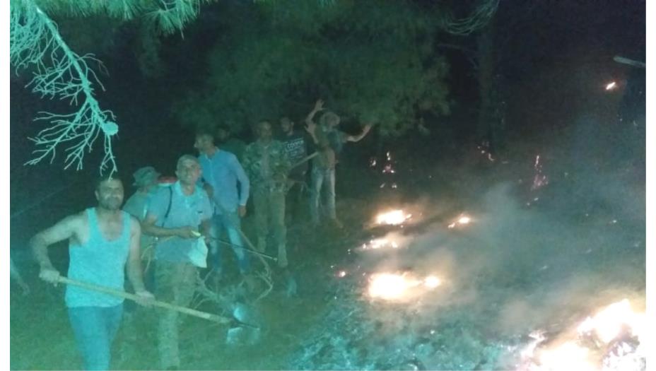 إخماد حريق في حرج المدورات في عكار
