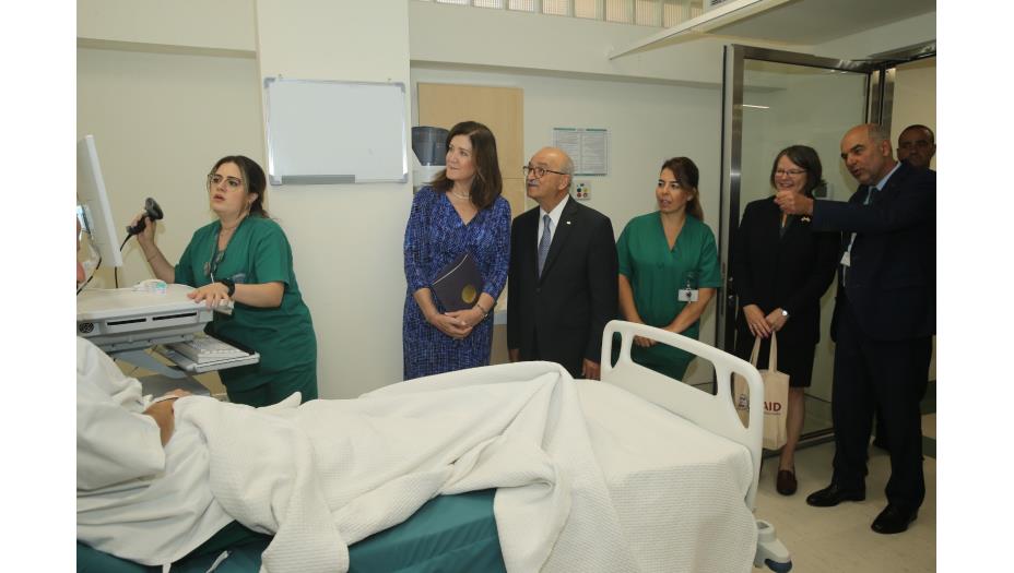 افتتاح وحدة العناية الصحية في مستشفى رزق